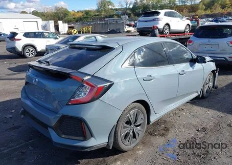 2017 Honda Civic Ex from USA, damaged, VIN SHHFK7H51HU413084